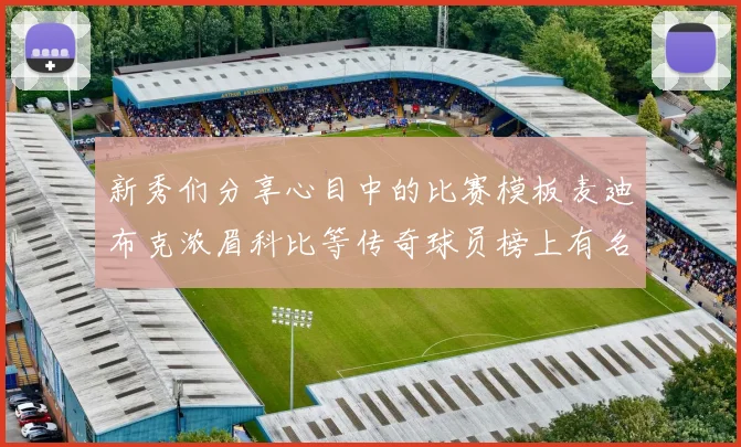 新秀们分享心目中的比赛模板麦迪布克浓眉科比等传奇球员榜上有名